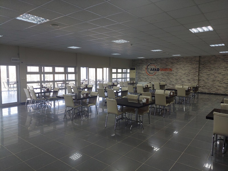 AFAD Samsun Yemekhanesi İşletme Kayıt Belgesi almıştır.